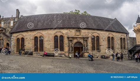 Interior Courtyard at Stirling Castle Editorial Photography - Image of ...