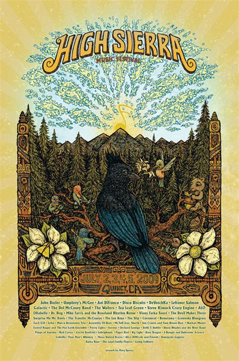 High Sierra Music Festival Poster (2009) | Marq Spusta