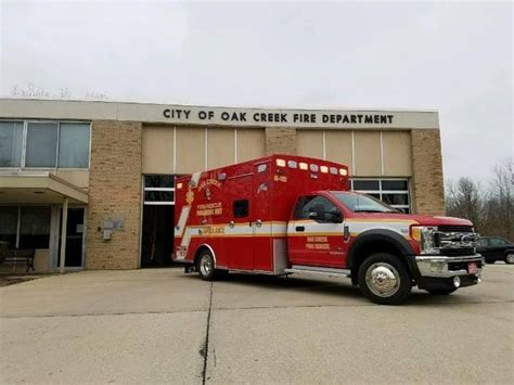 Oak Creek Fire Department Rolls Out New And Improved Ambulance | Oak Creek, WI Patch