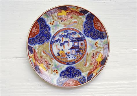 Japanese Imari Ware Plate Bird by rachelfranks on Etsy