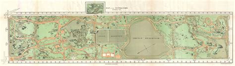 Central Park design by F.L. Olmsted & Calvert Vaux, 1850s: preserved natural features, added ...