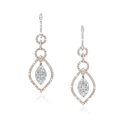 Diamond Statement Drop Earrings 1.43ct Total Weight | Gerard McCabe | 563510