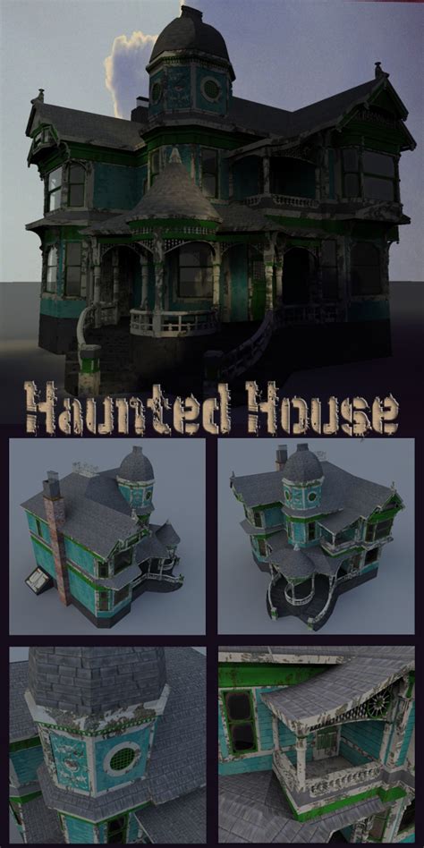 Haunted House Model by sicklilmonky on DeviantArt