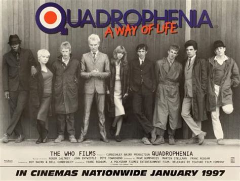 Original Quadrophenia Movie Poster - Phil Daniels - Sting - The Who