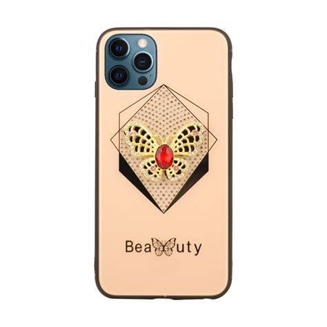 Candy Beauty Butterfly Case For iPhone 13 Pro Max-Rose Gold ...