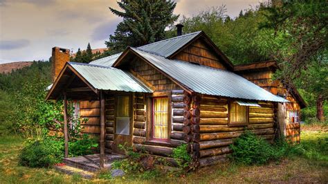 Old Wooden Cabin HD desktop wallpaper : Widescreen : High Definition : Fullscreen