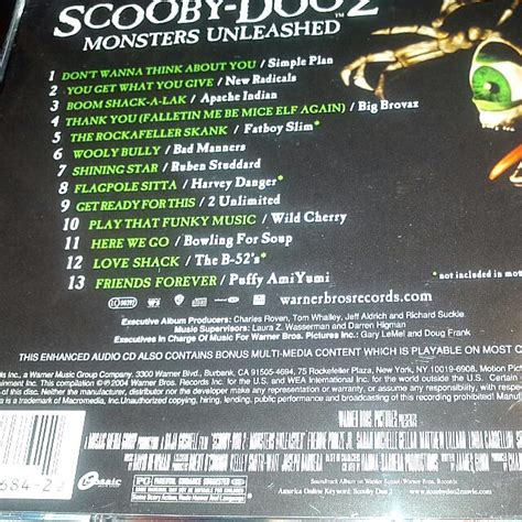 Scooby Doo 2 Soundtrack CD, Hobbies & Toys, Music & Media, CDs & DVDs on Carousell