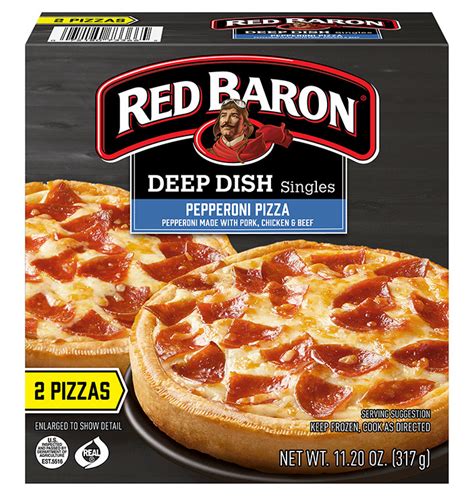 RED BARON® Singles Pepperoni Deep Dish Pizza