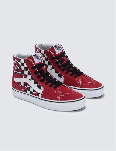 Vans Checker Flame Sk8-hi #Checker#Vans#Flame | Vans, Vans checkered ...