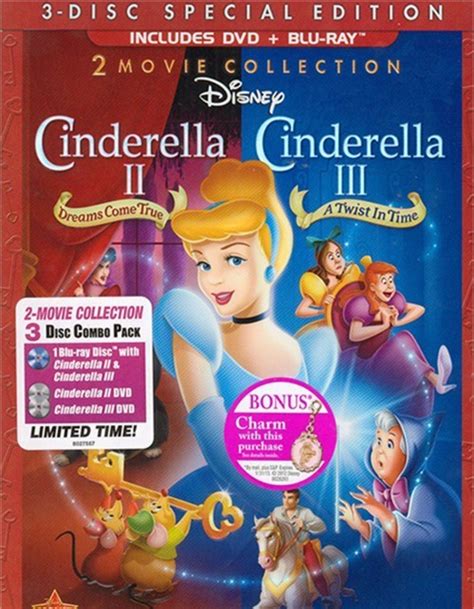 Cinderella II / Cinderella III: 2 Movie Collection (DVD + Blu-ray Combo ...