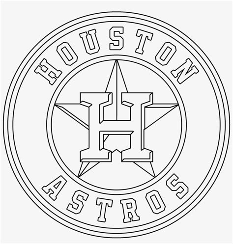 Houston Astros Logo Color Page - Astros Logo Coloring Page Transparent PNG - 2400x2400 - Free ...