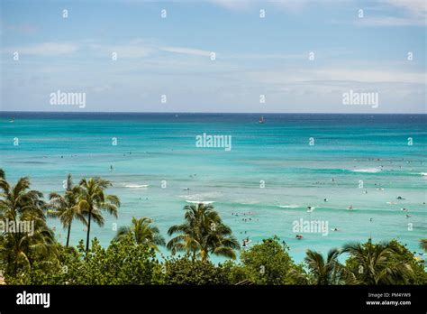 Waikiki beach, Honolulu Stock Photo - Alamy