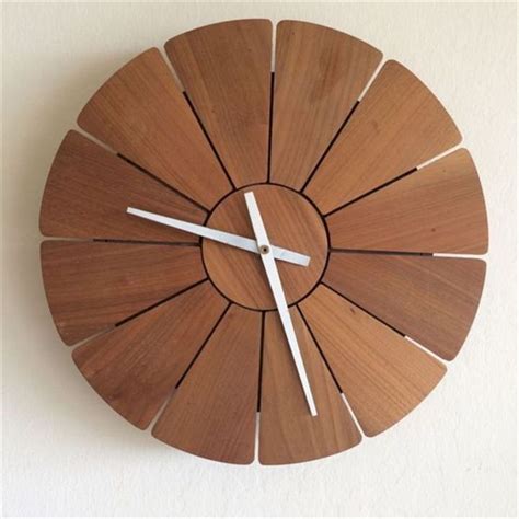 Wooden Wall Clocks Creative Wooden Clock Designs / This clock is made ...