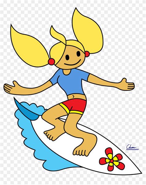 Surf's Up By Digbio - Cartoon - Free Transparent PNG Clipart Images Download