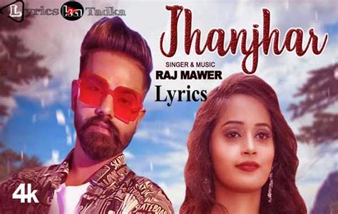 Jhanjhar Song Lyrics Raj Mawer Latest Haryanvi Songs 2019