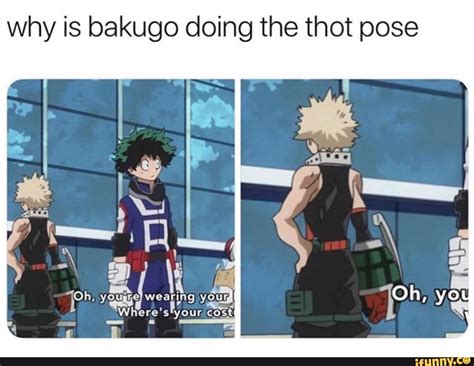 why is bakugo doing the thot pose – popular memes on the site iFunny.co ...