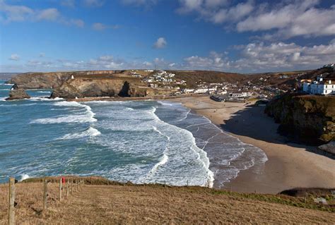 Portreath Beach from West Hill | Cornwall Guide Images