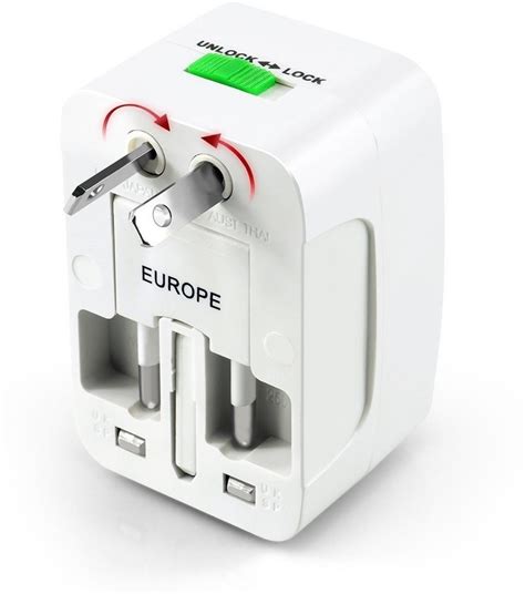 Jap Universal World Wide Travel Charger Adapter Plug, White Worldwide ...