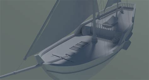 3d model of caravel ship