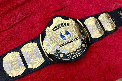 New WWF Inter Continental Classic Gold Winged Eagle 3.5MM Championship Belt Adul | Wwf, Classic ...