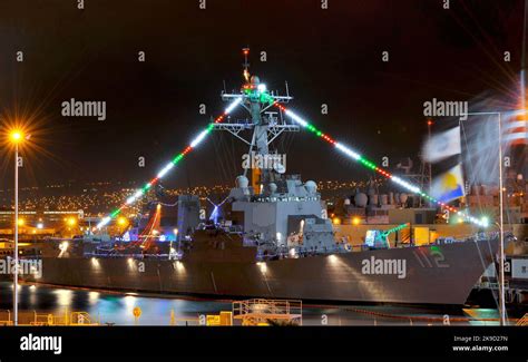 Guided missile destroyer USS Michael Murphy (DDG 112) U.S. Navy Stock ...