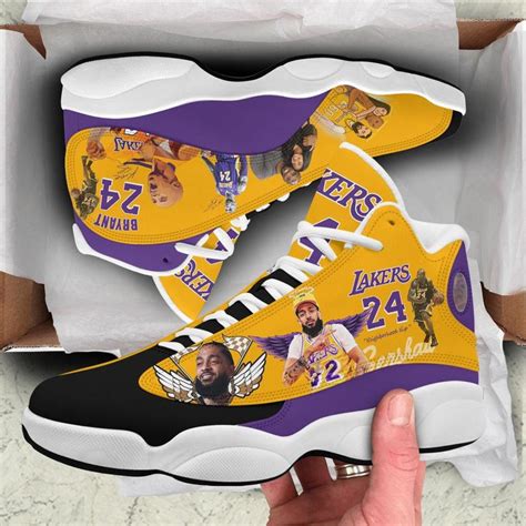 Kobe Bryant Laker 24 Shoes Los Angeles Lakers Shoes | Etsy