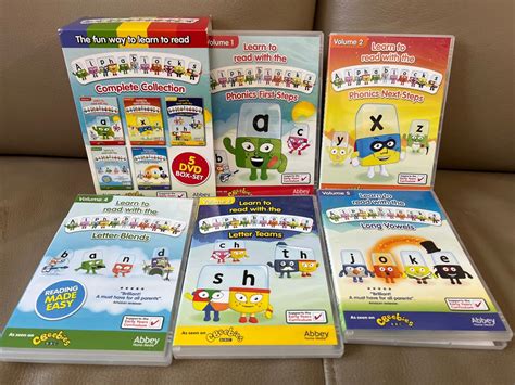 Alphablocks: Box Set [5 DVD], 興趣及遊戲, 音樂樂器 & 配件, 音樂與媒體 - CD 及 DVD ...