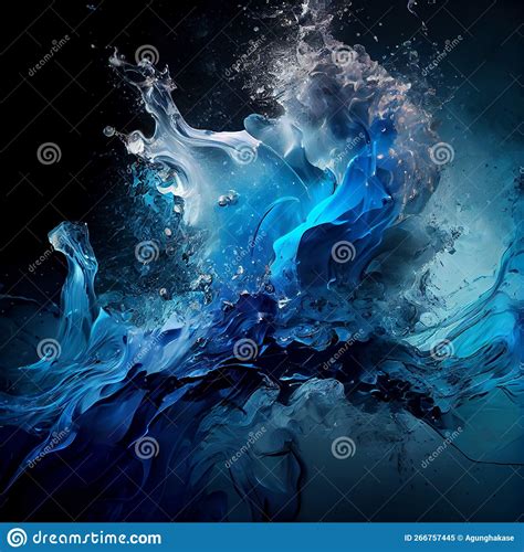 Water Splash Abstract Wallpaper Stock Image - Image of water, wallpaper: 266757445