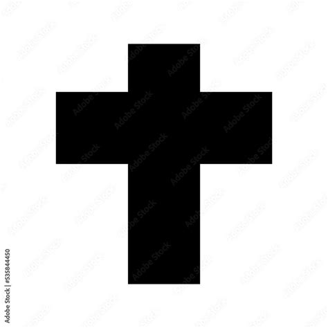 Holy Cross Vector Icon Stock Vector | Adobe Stock