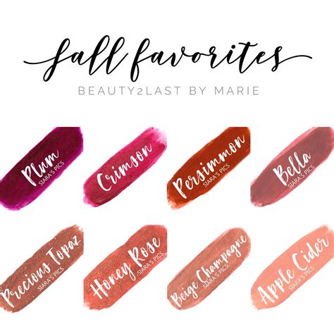 Fall Favorite Lip Colors | Lip colors, Fall lip color, Lipsense