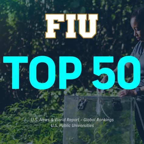 FIU programs ranked Top 50 globally among public universities | FIU ...