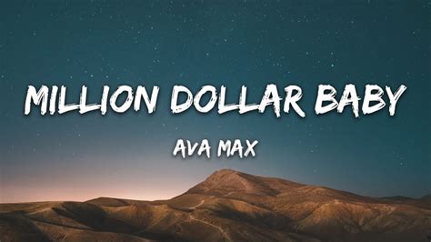 Ava Max - Million Dollar Baby (Lyrics) - YouTube Music