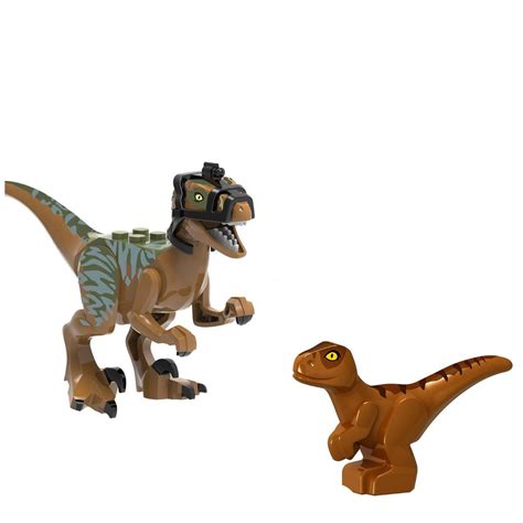 Velociraptor Blue Beta Minifigures Lego Compatible Jurassic World 3 Sets