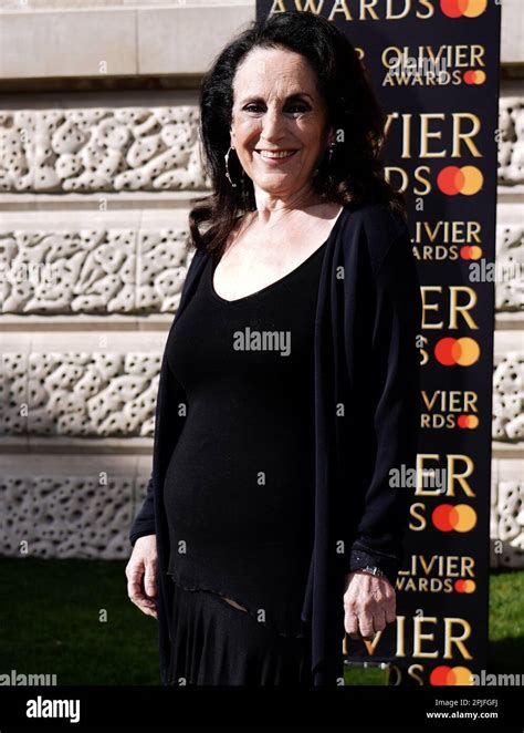 Lesley Joseph attending the Olivier Awards at the Royal Albert Hall, London. Picture date ...