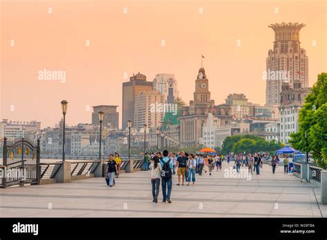 China, Shanghai, Huangpu District, The Bund Stock Photo - Alamy