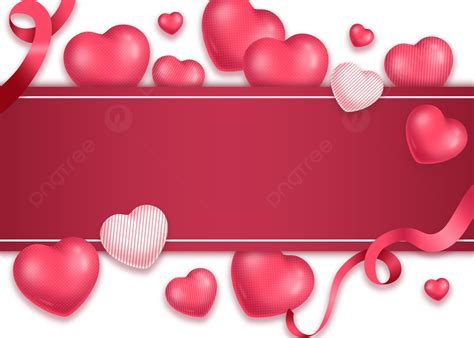 Valentines Day Red Heart Border Background, Wallpaper, Valentines Day, Heart Background Image ...