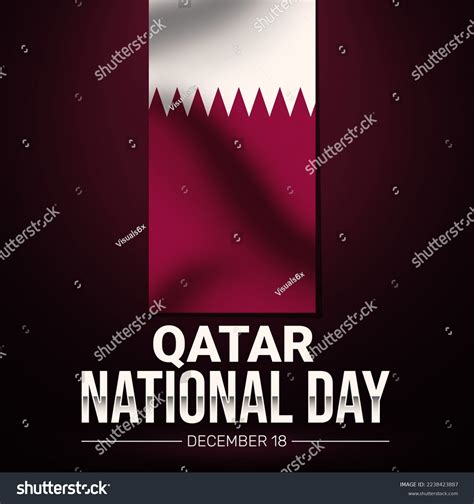 Qatar National Day Wallpaper Waving Flag Stock Illustration 2238423887 | Shutterstock