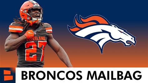 Broncos SIGNING Kareem Hunt After Samaje Perine Injury? Trade Nik Bonitto With Frank Clark ...