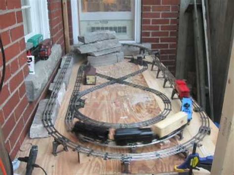 Lionel 1060 on inclined 4x8 layout - YouTube
