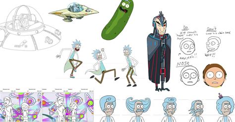 Animación, Arte y Diseño de Personajes en Rick and Morty