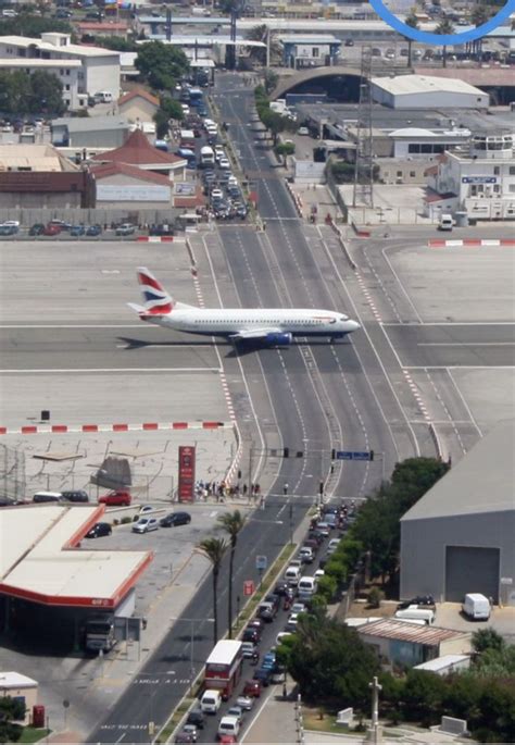 security - Is it possible to drive into Gibraltar Airport's runway? - Aviation Stack Exchange