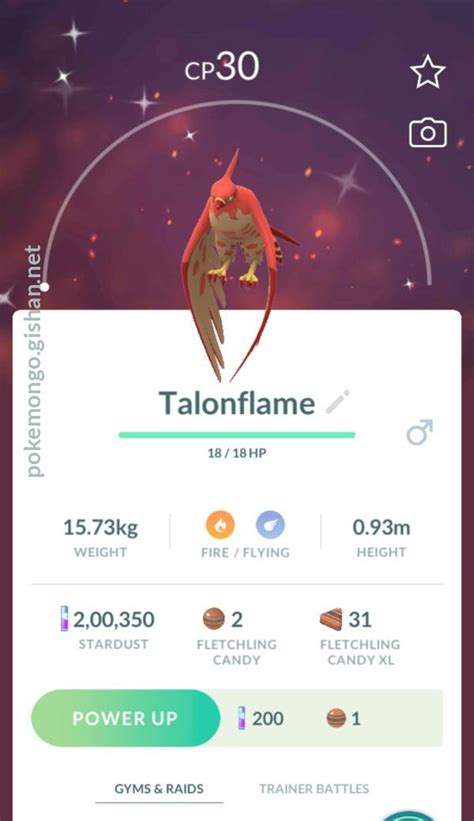 Shiny Talonflame - Pokemon Go