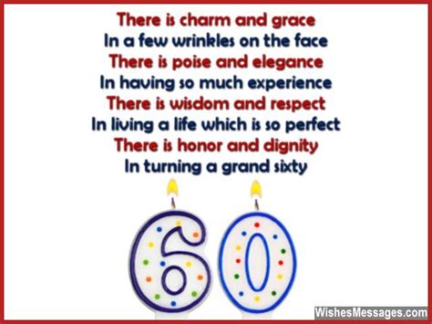 60 Year Birthday Poem - Birthday Wishes