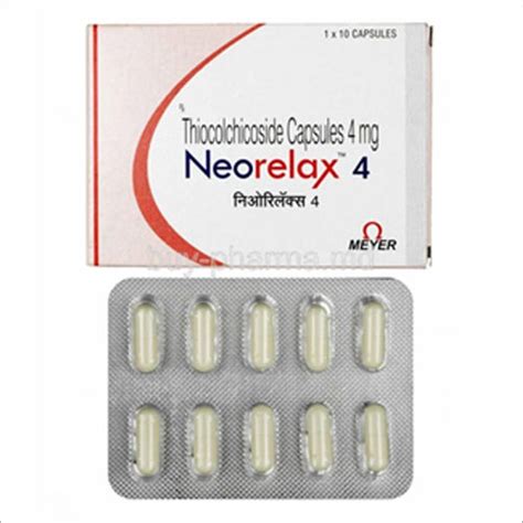 Thiocolchicoside Capsules General Medicines at Best Price in Surat ...