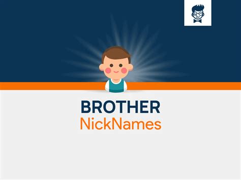 400+ Nicknames for Brother With Generator - BrandBoy