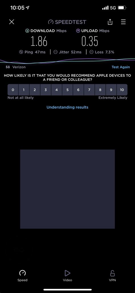 Why do I have full 5G service but this is my Speedtest results? iPhone ...
