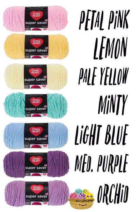 The Ultimate Rainbow Yarn Shopping Guide | Red heart yarn colors, Yarn color combinations, Red ...