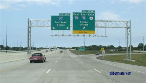 NB I-65 at WB I-80/94. (July, 2009)