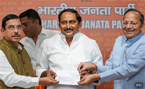 Kiran Kumar Reddy: Another Jolt For Congress, Ex Andhra Chief Minister Joins BJP