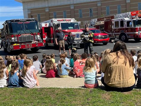 Photo Gallery: RBFD Demonstrates Equipment At St. James School 6/10/2022 | Red Bank Fire Department